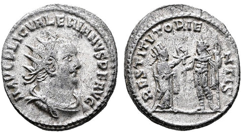 Ancient Roman coin of Valerian I silver antoninianus - RESTITVT ORIENTVS - Samosata Mint